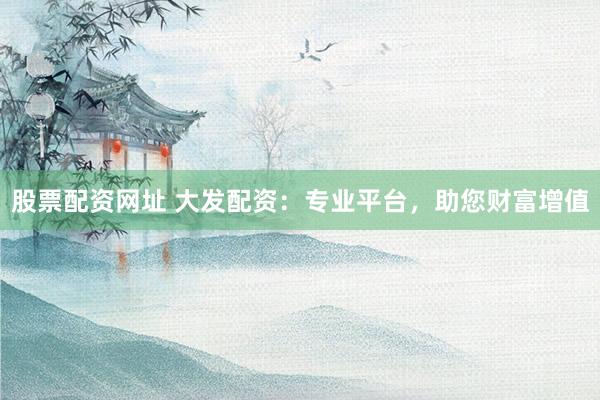 股票配资网址 大发配资：专业平台，助您财富增值