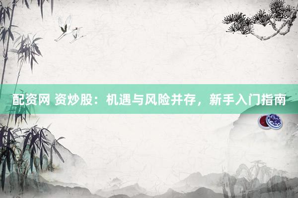 配资网 资炒股:机遇与风险并存,新手入门指南